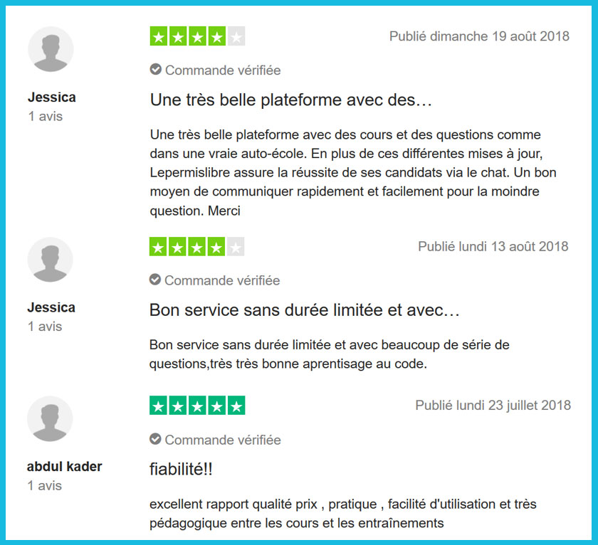 Candidat libre au permis : les avis sur le code.