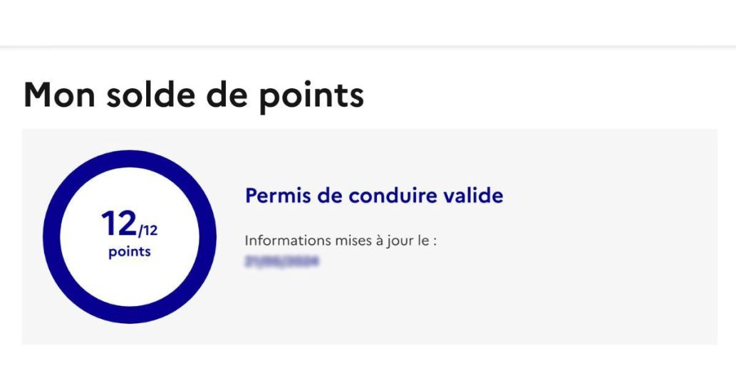 Mes points permis