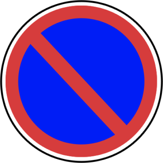 Panneau de stationnement interdit