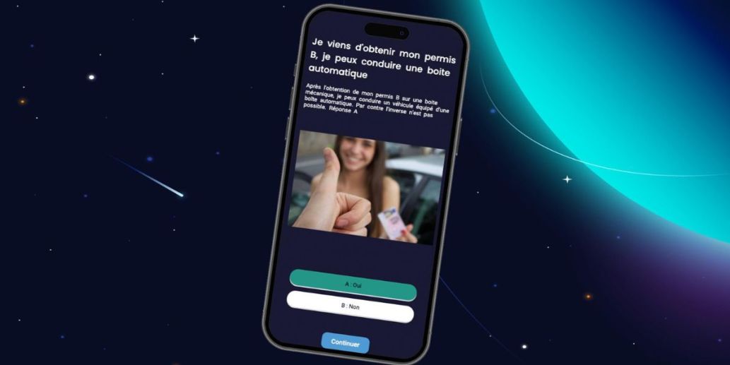Captain Code, application code de la route