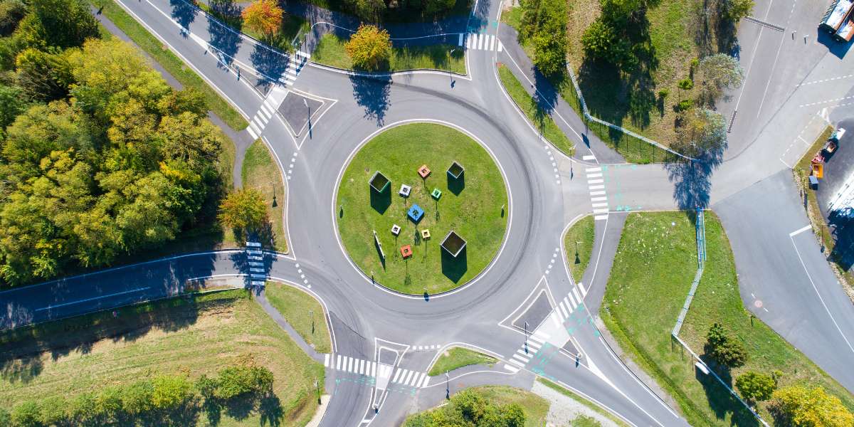 Carrefour à sens giratoire