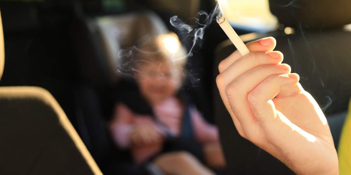 Le tabagisme passif en voiture