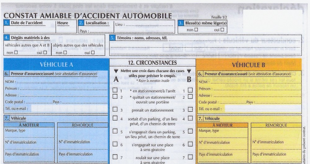 Image d'accueil de l'article Le constat amiable : comment faire ? Combien de temps a-t-on ?