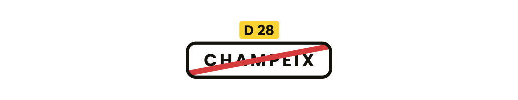 Panneau de sortie d'agglomération