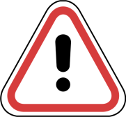 Panneau de signalisation de danger