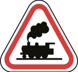 Panneau indiquant un passage à niveau