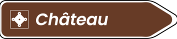 Panneau de direction touristique
