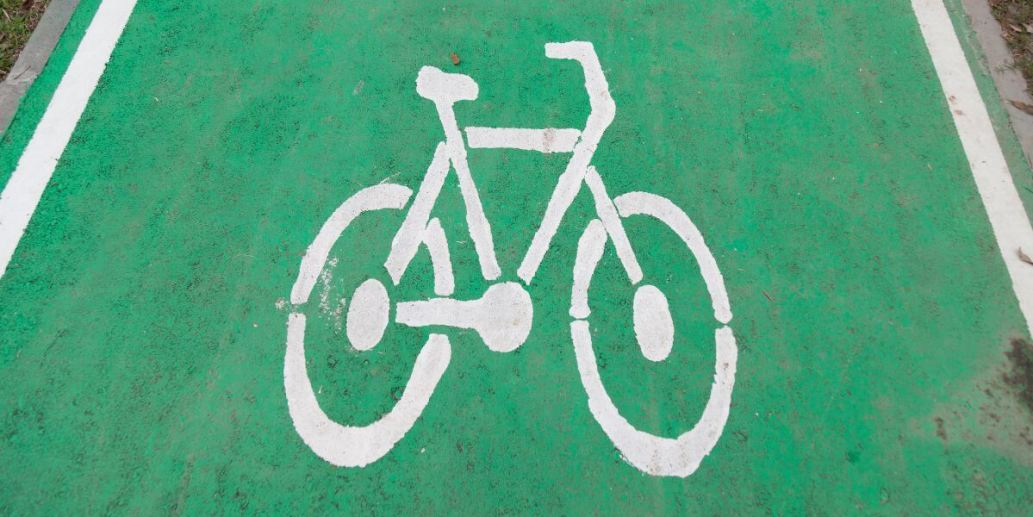 Piste cyclable verte