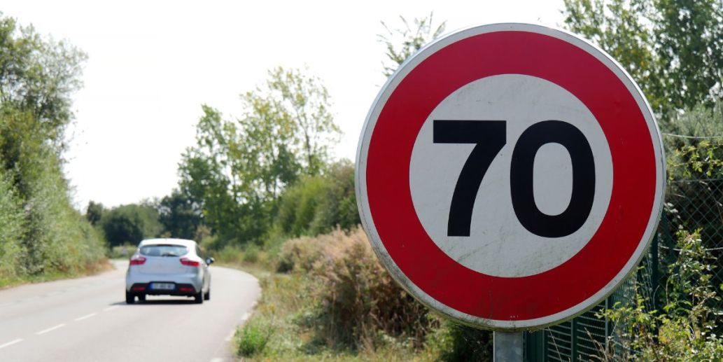 Panneau 70km/h