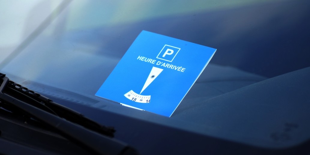 Disque de stationnement en France