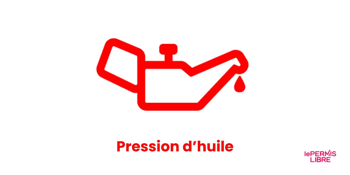 Voyant pression d'huile