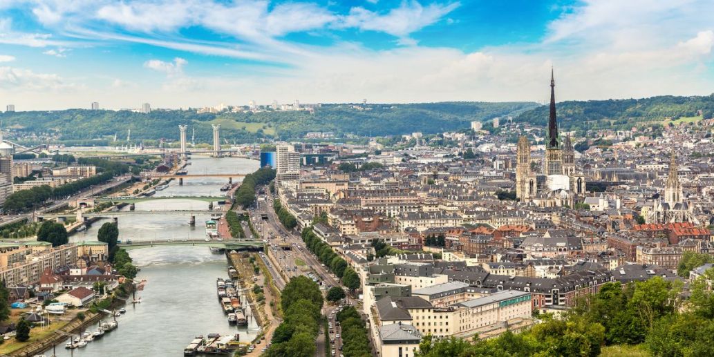 Ville de Rouen en Seine-Maritime (76)
