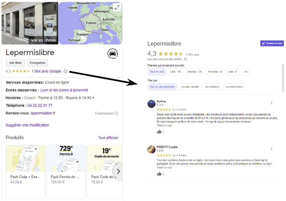avis google lepermislibre