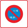 Zone de stationnement à alternance semi-mensuelle
